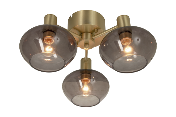 Plafond Bell Mässing/Rökgrå - Aneta