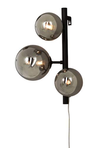 Vägglampa Molekyl Svart - Aneta