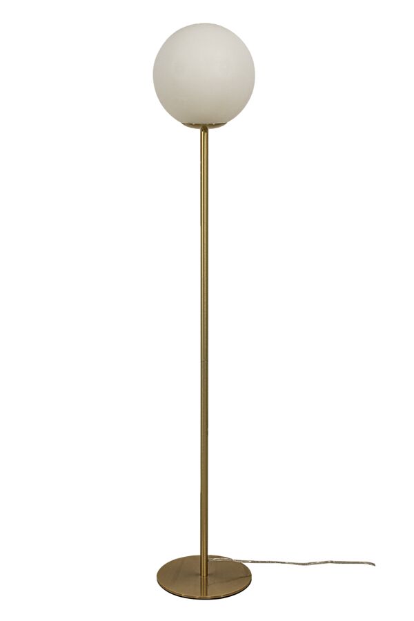 Golvlampa Molekyl Matt mässing/Vit - Aneta