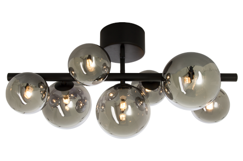 Plafond  - Plafond Molekyl Svart - Scan Lamps