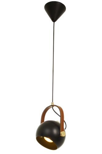 Taklampa Bow Svart Enkel - Aneta