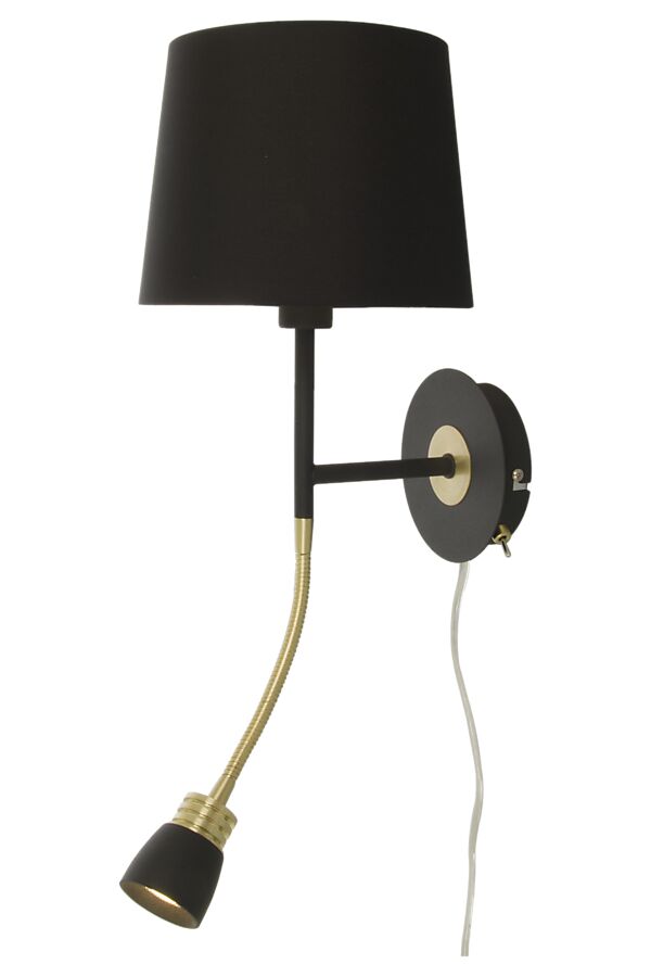 Vägglampa Eketorp Svart - Aneta