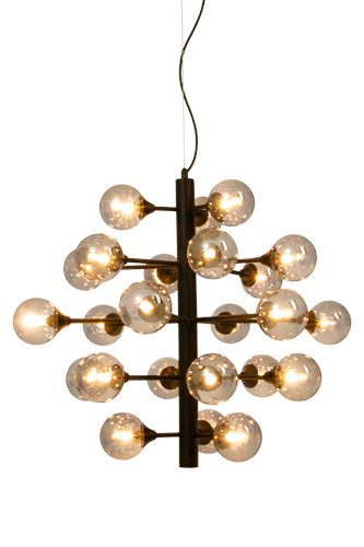 Taklampa Cosmos 24 Svart - Aneta