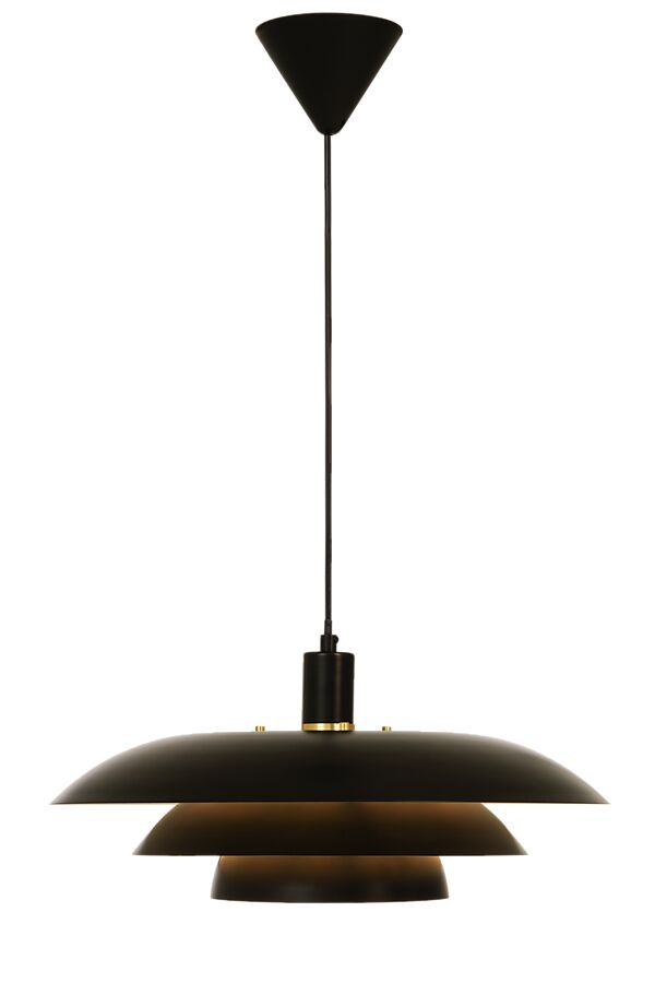 Taklampa Epsilon Svart - Aneta