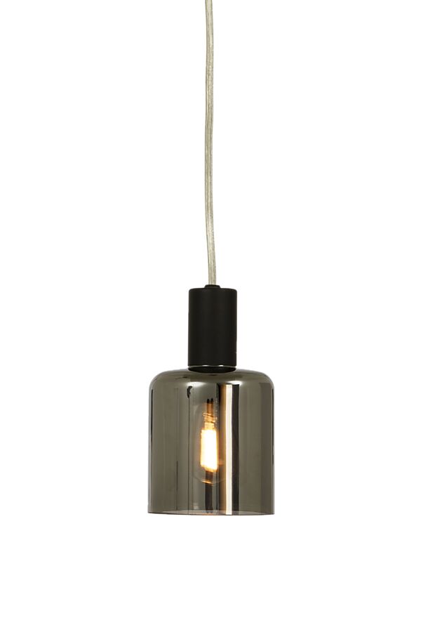 Fönsterlampa Cylinder Svart/Rökgrå - Aneta