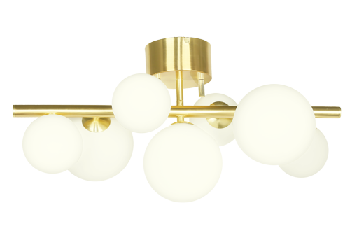 Plafond  - Plafond Molekyl Vit/Mässing - Aneta