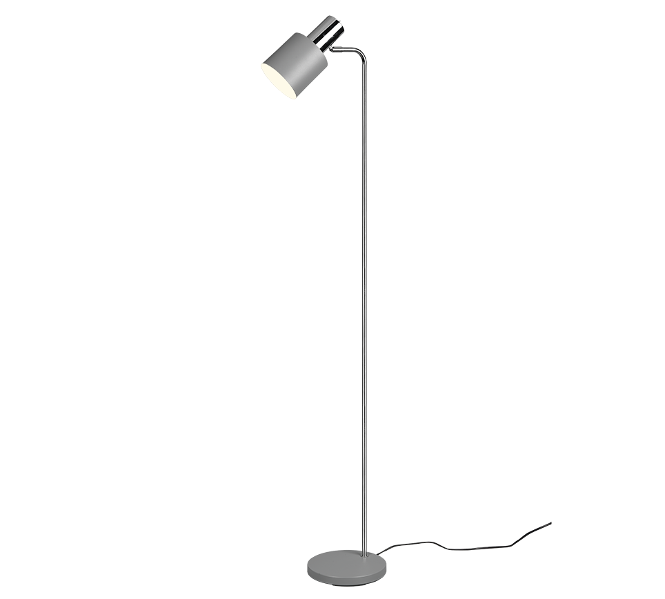 Golvlampa Adam Grå - Reality Leauchten