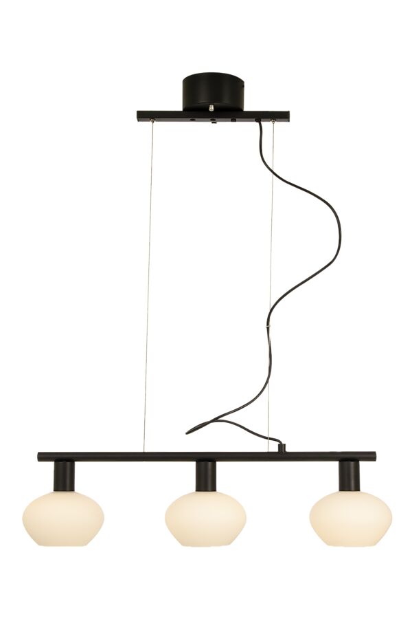 Taklampa Bell Svart/Vit 3L - Aneta