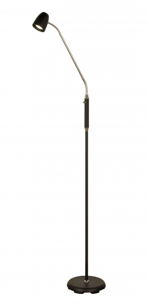 Golvlampa Sandnes Svart - Aneta