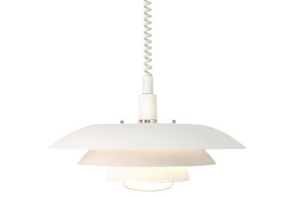 Taklampa Epsilon med hiss Vit - Aneta